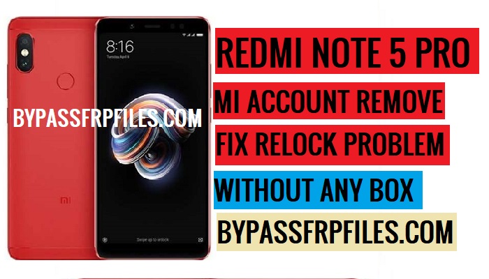 Redmi Note 5 Pro ลบบัญชี Mi
