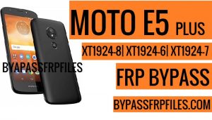Bypass Google Account Moto E5 Plus