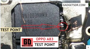 Test Point Oppo A83 CPH1827 untuk Menghapus Pola Buka Kunci