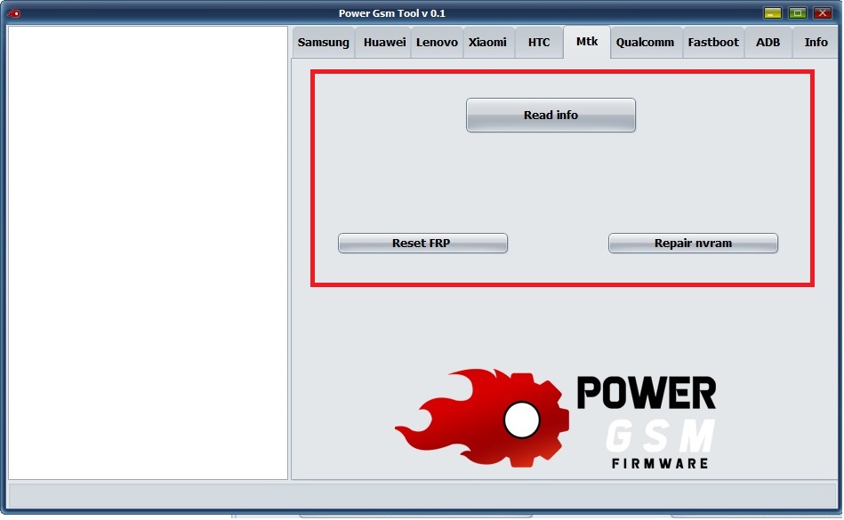 Power GSM tool v0.1