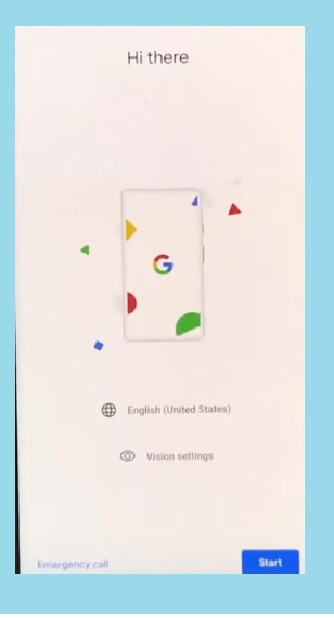 Hi there screen for Google Oneplus