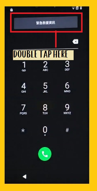tap on top button
