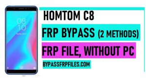 HomTom C8 FRP Bypass - Розблокуйте блокування облікового запису Google