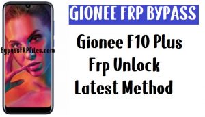 Gionee F10 Plus FRP 우회 - Gmail 잠금 해제 Android 9.0