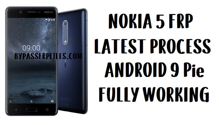 Nokia 5 FRP 우회 - Google 계정 잠금 해제 Android Pie Lock