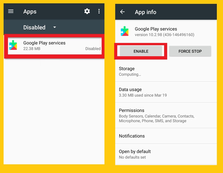 Disable Google Play Services to Moto FRP Bypass Unlock