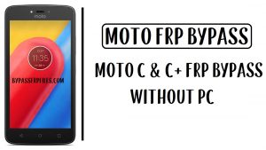 Bypass FRP Moto C - XT1755 Buka Kunci Akun Google (Android 7.0)
