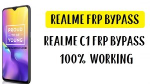 Обход FRP Realme U1 — разблокировка учетной записи Google RMX1811 (Android-9)