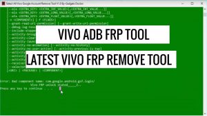 Vivo FRP Tool Download (All Vivo FRP Unlock)