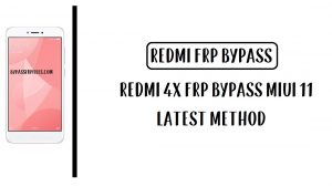 Bypass FRP Xiaomi Redmi 4x - Buka Kunci Akun Google [MIUI 11]