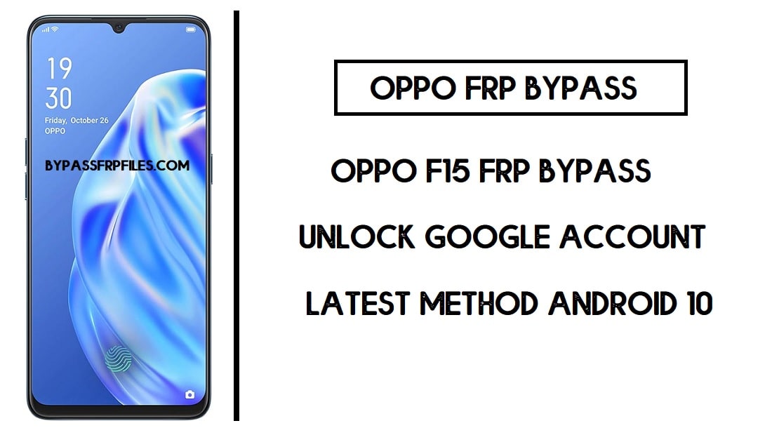 Oppo F15 FRP 우회(Google 계정 잠금 해제) FRP 코드