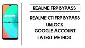 Realme C11 FRP 우회 | Google 계정 잠금 해제(Android 10)