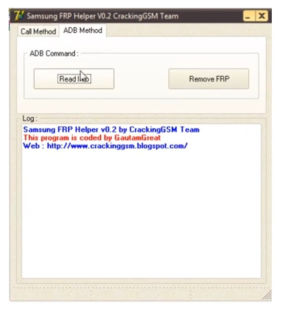 Samsung FRP call Tool, Samsung FRP helper