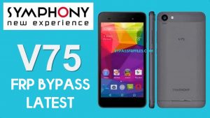 Symphony V75 FRP Bypass | Unlock Google Without PC 2020