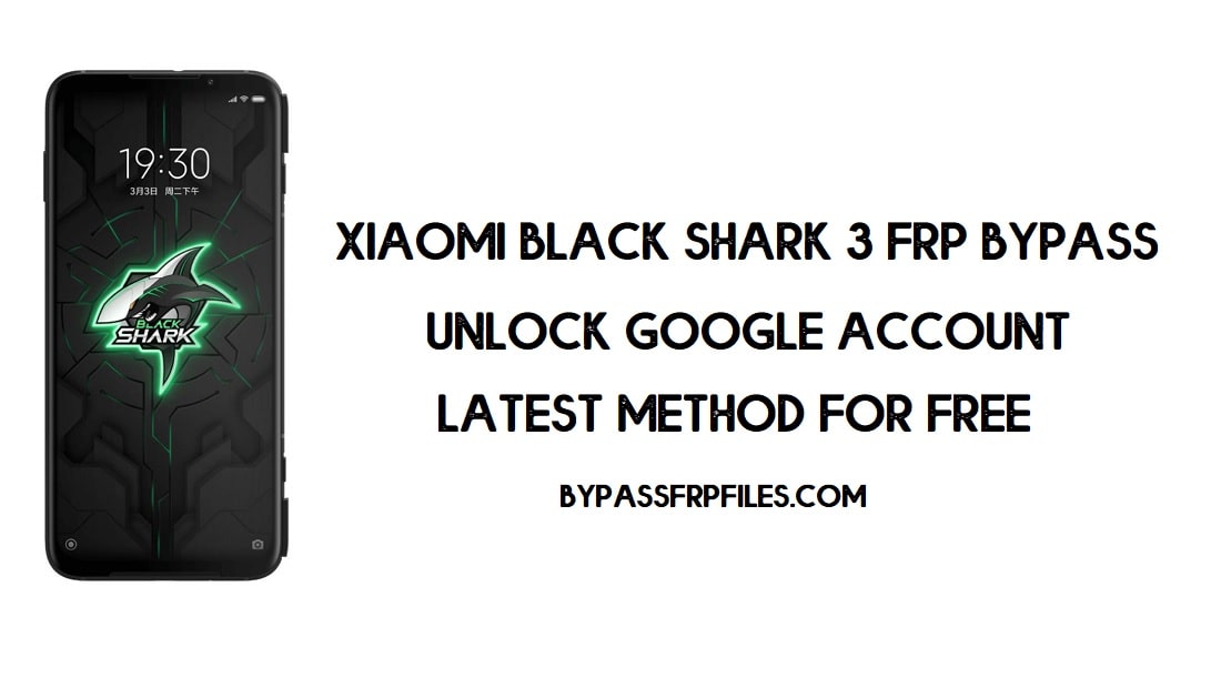 Xiaomi Black Shark 3 FRP Baypas | Google Doğrulamanın Kilidini Açma (MIUI 12)