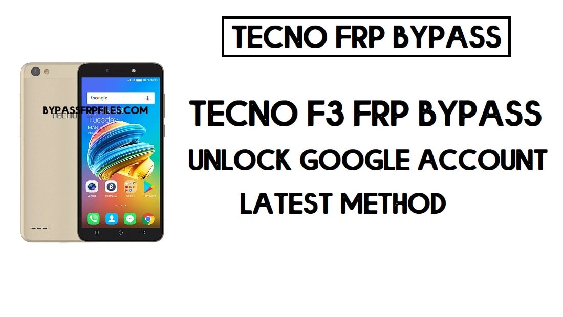 Desvio de FRP Tecno F3 | Como desbloquear a conta Google do Tecno (Android 8)