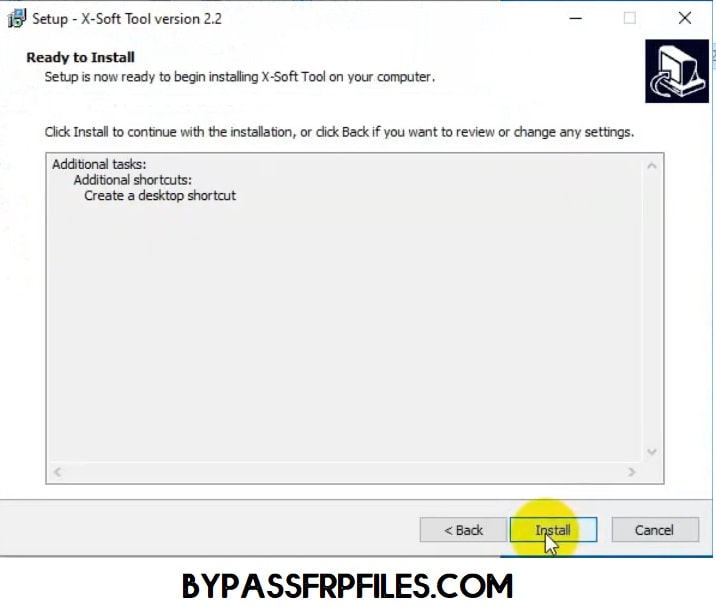 Install Xsoft FRP unlock Tool for PC