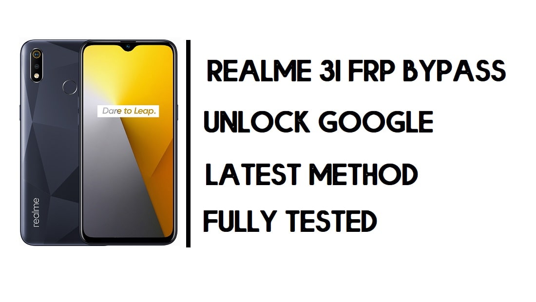 บายพาส Realme 3i FRP | วิธีปลดล็อกบัญชี Google – Android 10