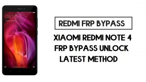 Bypass FRP Xiaomi Redmi 4A | Cara Membuka Kunci Akun Google- MIUI 10