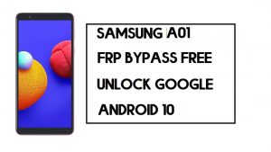 Desvio de FRP Samsung A01 | Como desbloquear a conta do Google SM-A015 – sem PC (Android 10)