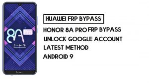Como honrar o bypass 8A Pro FRP | Desbloquear conta do Google – sem PC