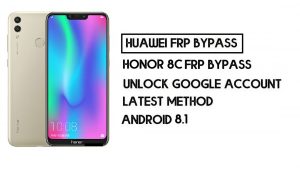 How to Honor 8C FRP Bypass | Unlock Google Account – Without PC (Android 8.1)