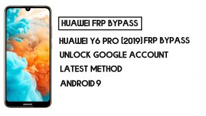 Ignorar FRP Huawei Y6 Pro 2019 | Desbloquear conta do Google – sem PC
