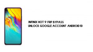 Desvio de FRP Infinix Hot 9 | Desbloquear conta do Google (Android 10) (sem PC)