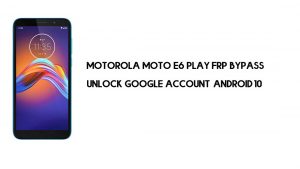 Motorola Moto E6 Play Bypass FRP | Sblocca l'account Google Android 10