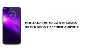 Bypass FRP Makro Motorola One | Buka kunci Akun Google Android 10