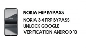 Omitir FRP Nokia 3.4 | Cómo desbloquear la verificación de Google (TA-1288, TA-1285, TA-1283) - Android 10 (2020)