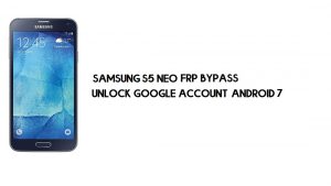 Desvio de FRP Samsung S5 Neo | Desbloquear conta do Google Android 7 (grátis)