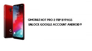 Desvio de FRP Qmobile Hot Pro 2 | Desbloquear conta do Google – Android 9