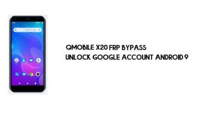 Bypass FRP Qmobile X20 | Cara Membuka Kunci Verifikasi Google (Android 9)- Tanpa PC