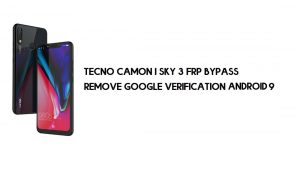 Bypass FRP Tecno Camon I Sky 3 | Desbloquear Google – Android 9 más reciente