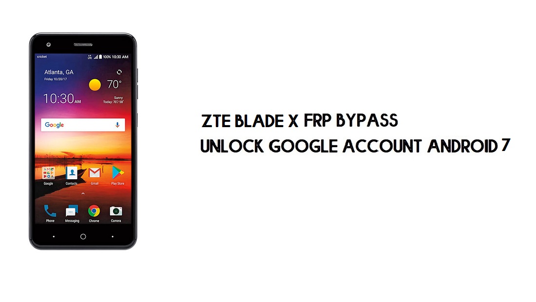 PC 없이 ZTE Blade X FRP 우회 | Google 잠금 해제 - Android 7.1.1