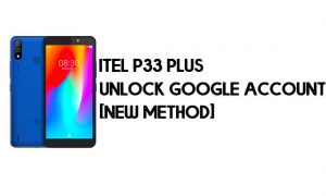Itel P33 Plus FRP 우회 - Google 계정 잠금 해제 - Android 8.1 Go