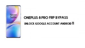 Bypass FRP per OnePlus 8 Pro senza computer | Sblocca Google Android 11