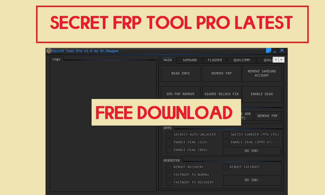 Download Secret Tool Pro Free- New FRP / Flash / Repair Tools for Android (All Version)