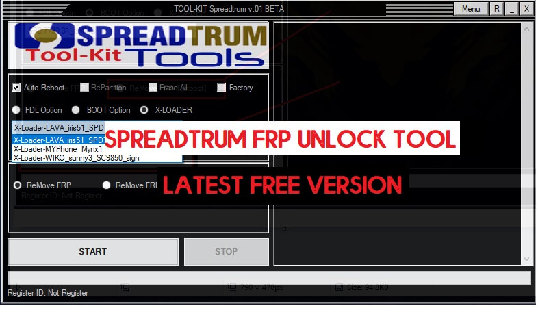 ดาวน์โหลด Spreadturm SPD FRP Unlock Tool 2021 - รีเซ็ต Google ได้ในคลิกเดียว