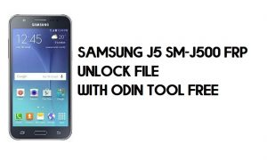 Laden Sie die FRP-Entsperrdatei für Samsung J5 SM-J500 kostenlos mit dem Odin Tool herunter