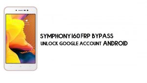 Symphony I60 FRP-bypassbestand (MT6580) | Reset Google-account gratis