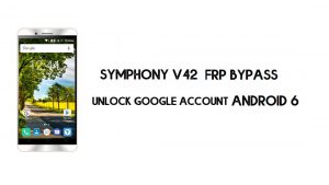 Symphony V42 FRP-Bypass | Entsperren Sie das Google-Konto ohne PC