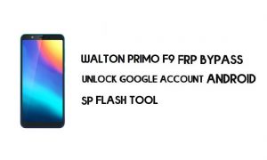 Walton Primo F9 FRP 우회 파일(MT6939) - 무료로 Google 계정 재설정