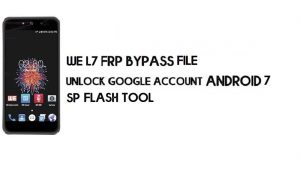 We L7 FRP Bypass File & Tool – Unlock Google (Android 7) Free Download