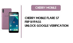 Cherry Mobile Flare S7 FRP Bypass - Desbloqueie o Google – Android 8.1 gratuitamente