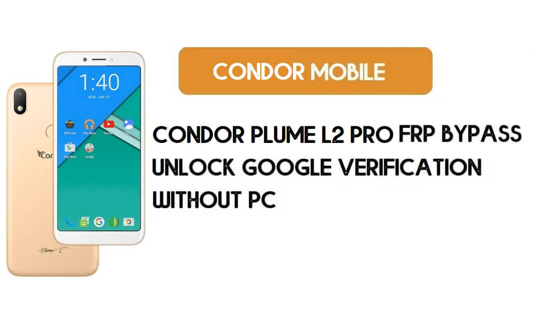 Condor Plume L2 Pro FRP Bypass zonder pc – Ontgrendel Google (gratis)