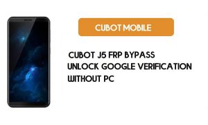 Cubot J5 FRP Bypass zonder pc - Ontgrendel Google [Android 9.0] gratis