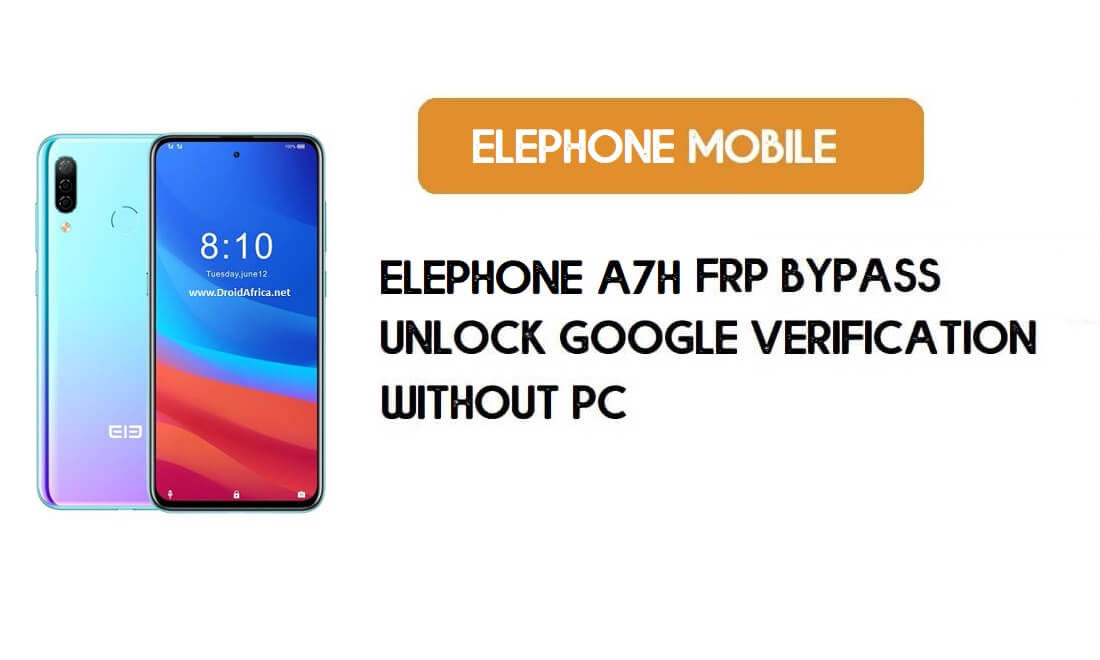 ElePhone A7H FRP Bypass sin PC - Desbloquear Google Android 9