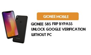 Gionee S8s FRP Bypass - Desbloquear la verificación de Google (Android 9) - Sin PC